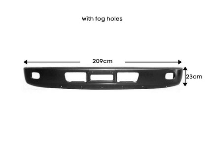 Front Bumper Bar  –  With Fog Lamp & Apron Holes  –  To Suit Mitsubishi Fighter FK / FM / FN (96-08)