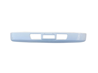 Front Bumper Bar  –  Without Fog Lamp Holes  –  Painted White  –  To Suit Mitsubishi Fighter FK / FM / FN (96-08)