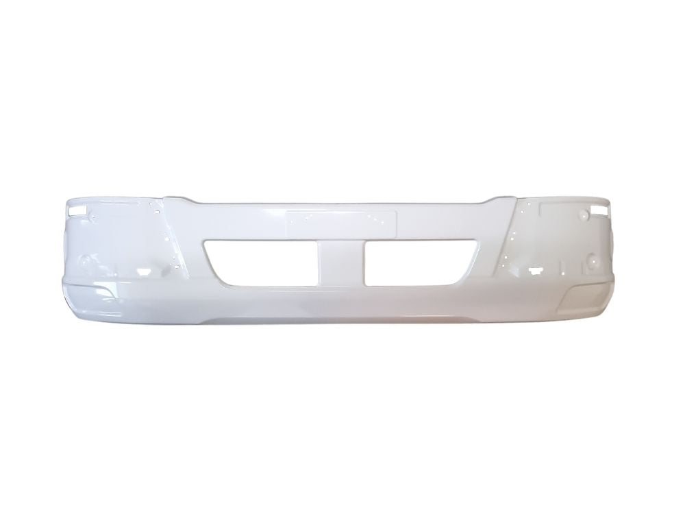 Front Bumper Bar  –  Painted White  –  Without HeadLamp Head Light Holes  –  To Suit Mitsubishi Fighter FM (08-11)