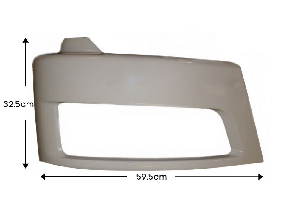 Front Bumper Bar End R/H Right Hand  –  With HeadLamp Head Light Hole To Suit Mitsubishi Fighter FM (08-On)