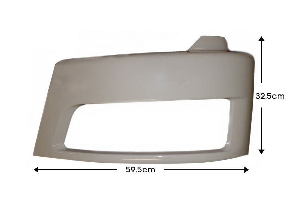 Front Bumper Bar End L/H Left Hand  –  With HeadLamp Head Light Hole To Suit Mitsubishi Fighter FM (08-On)