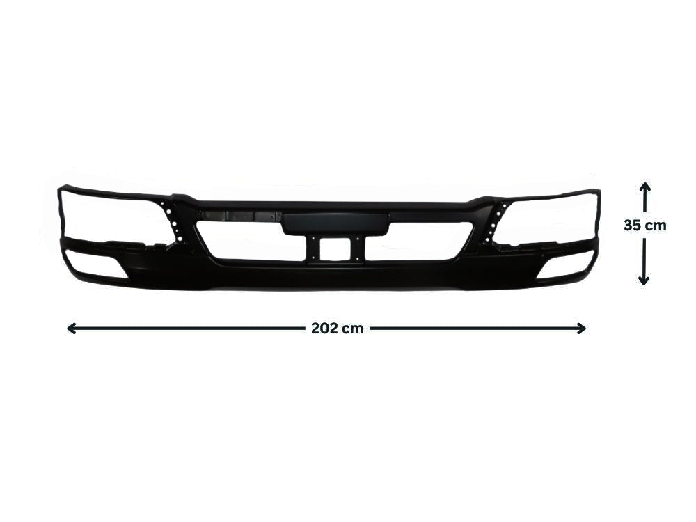 Front Bumper Bar  –  With Fog & Radar Hole  –  Narrow Cab  –  To Suit Mitsubishi Fighter FK (19-On)