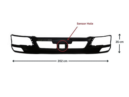 Front Bumper Bar  –  With Fog & Radar Hole  –  Narrow Cab  –  To Suit Mitsubishi Fighter FK (19-On)