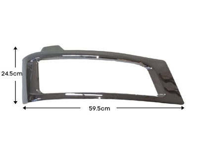 Front Bumper Bar End R/H Right Hand  –  With HeadLamp Head Light Holes  –  Chrome To Suit Mitsubishi Fighter FK (08-On)