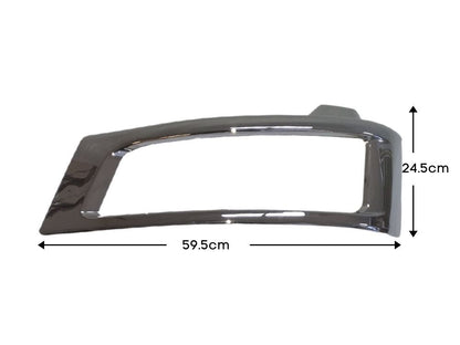 Front Bumper Bar End L/H Left Hand  –  With HeadLamp Head Light Holes  –  Chrome To Suit Mitsubishi Fighter FK (08-On)