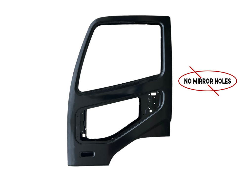 Door Shell L/H Left Hand  –  With Curb Holes ** NO Mirror Arm Holes **  –  To Suit Mitsubishi Fighter FK / FM / FN (08-On)