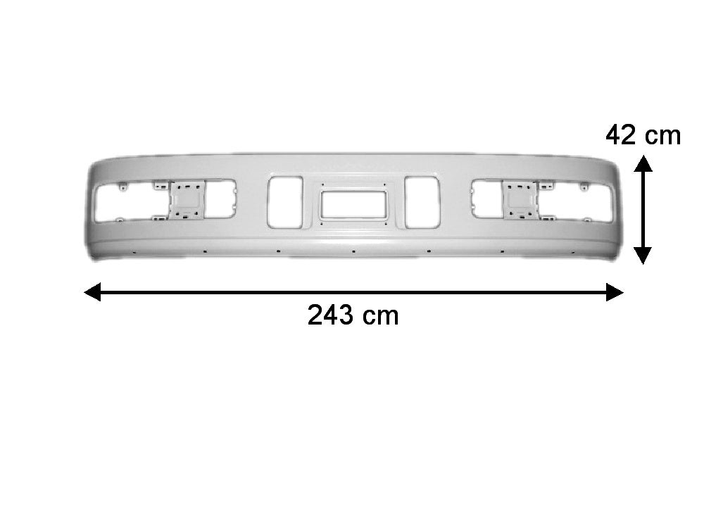 Front Bumper Bar  –  High Bar  –  To Suit Mitsubishi FS5 / FP5 / FV5 (08-On) (98-11)