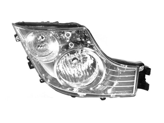 HeadLamp Head Light R/H Right Hand  –  Manual Adjust  –  With Round Fog Lamps  –  To Suit Mercedes Actros MP4 Bigspace (16-On)