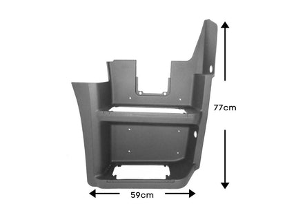 Step Panel R/H Right Hand  –  Twin Step  –  Lower  –  With Cover Hole  –  To Suit Mercedes Axor (98-04)