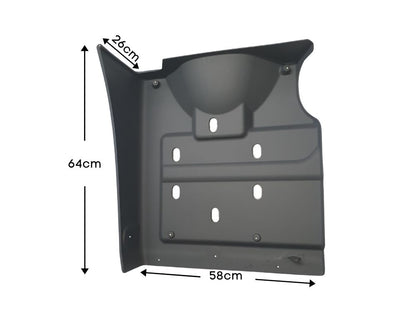 Mud Guard R/H Right Hand  –  Rear of Steer Sleeper Cab  –  To Suit Mercedes Axor (04-On)