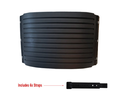 Mud Guard R/H Right Hand = L/H Left Hand  –  Upper  –  With 6 Straps  –  To Suit Mercedes Actros MP1 (96-02)