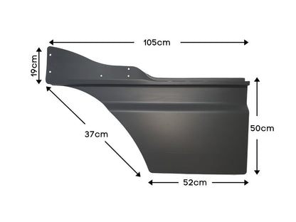 Door Extension R/H Right Hand  –  Lower  –  Outer  –  To Suit Mercedes Actros Mega Space MP2 (02-08)