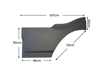 Door Extension R/H Right Hand  –  Lower  –  Inner  –  To Suit Mercedes Actros Mega Space MP2 (02-08)