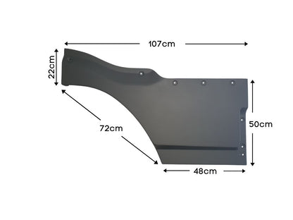 Door Extension R/H Right Hand  –  Lower  –  Inner  –  To Suit Mercedes Actros Mega Space MP2 (02-08)