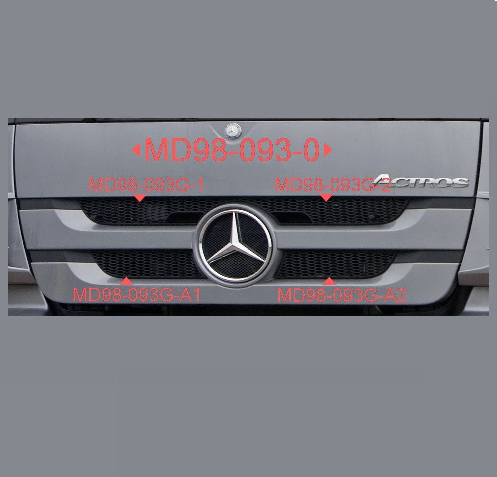 Grille Insert Mesh L/H Left Hand  –  Upper   –  To Suit Mercedes Actros MP3 (08-16)