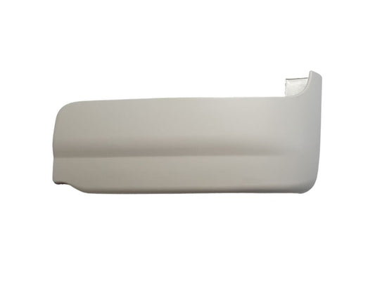 Front Bumper Bar End L/H Left Hand  –  High Bar  –  White  –  Wide Cab  –  To Suit MAN TGA XL / XXL (00-09)