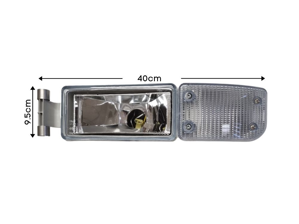 Fog Lamp L/H Left Hand  –  Clear  –  To Suit MAN TGA M / L / LX / XL / XXL (00-09)