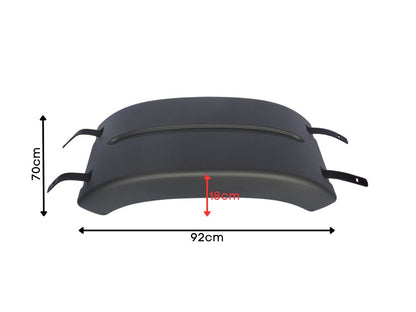 Mud Guard R/H Right Hand = L/H Left Hand  –  Rear of Steer  –  To Suit MAN TGX Euro 6 (14-On)