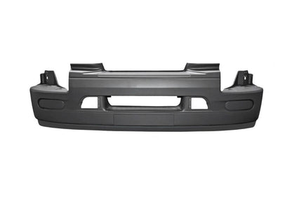 Front Bumper Bar  –  High Bar  –  Without Fog Lamp Holes  –  Without Mesh / Caps  –  To Suit Renault Premium / Mack Quantum (99-06)