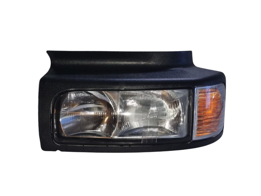 HeadLamp Head Light L/H Left Hand  –  With Rim& Park Lamp  –  Electric  –  To Suit Renault Premium / Mack Quantum (99-06)