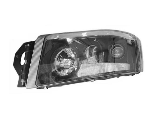 HeadLamp Head Light L/H Left Hand  –  Manual  –  Euro Series 2  –  To Suit Renault Premium / Mack Quantum (99-06)