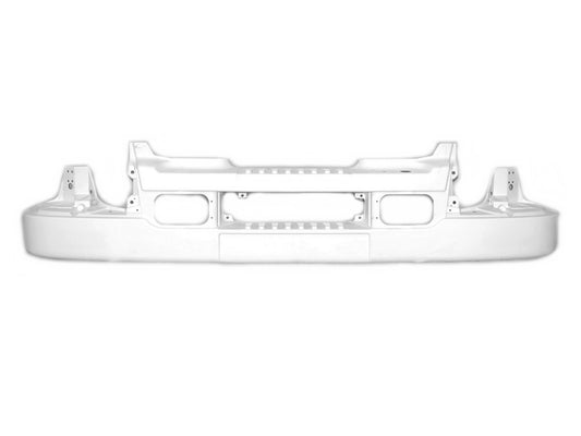 Front Bumper Bar  –  Without Fog Lamp Holes  –  White  –  To Suit Renault Midlum 1st / 2nd Gen (01-13)