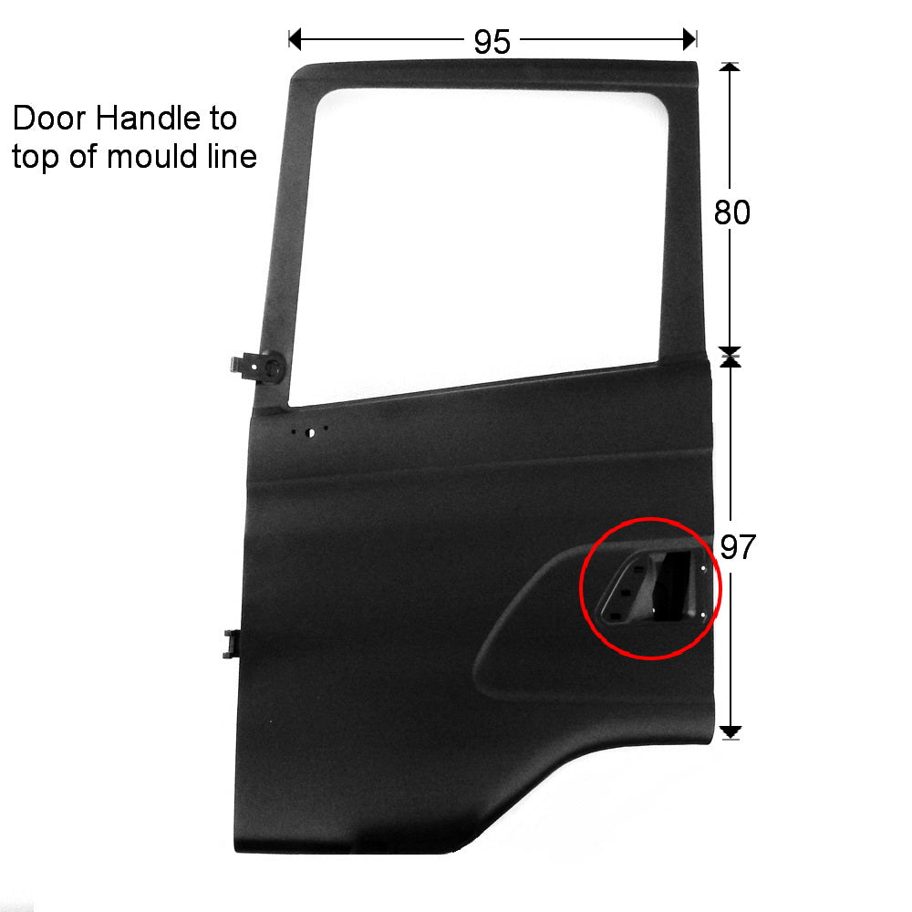 Door Shell L/H Left Hand  –  B Grade Quality To Suit Scania R Series (97-04)