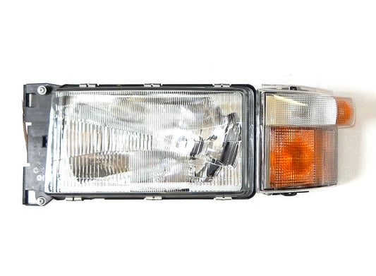 HeadLamp Head Light L/H Left Hand  –  Rectangle  –  With Flasher  –  To Suit Scania P / R Series (97-04)