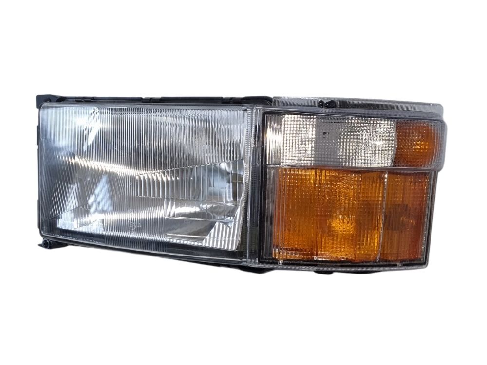 HeadLamp Head Light L/H Left Hand  –  Rectangle  –  With Flasher  –  To Suit Scania P / R Series (97-04)