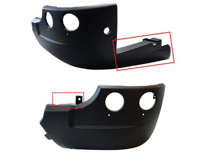 Front Bumper Bar End L/H Left Hand  –  Low Bar  –  Narrow Cab To Suit Scania P Series (12-17) To Suit Scania G / R Series (10-17)