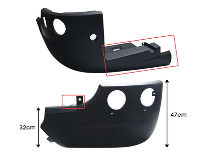 Front Bumper Bar End L/H Left Hand  –  Low Bar  –  Wide Cab To Suit Scania P Series (12-17) To Suit Scania G / R Series (10-17)