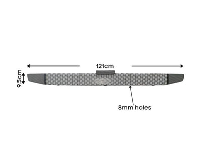 Lower Grille Mesh  –  Upper  –  With 8mm Holes  –  Low Bar  –  To Suit Scania G / R Series (10-17)