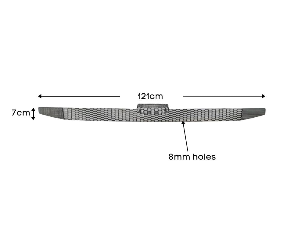 Lower Grille Mesh  –  Upper  –  With 8mm Holes  –  High Bar  –  Narrow& Wide Cab  –  To Suit Scania G / R Series (10-17)