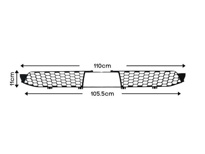 Front Lower Grille Mesh  –  Lower  –  To Suit Scania G / P / R / S Series (17-On)