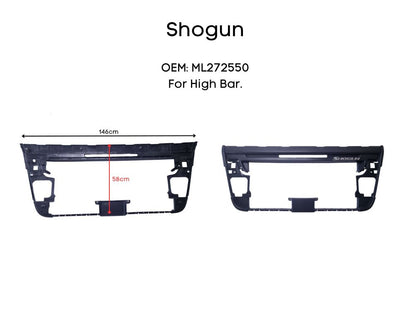 Front Bumper Bar Grille Frame  –  High Bar  –  To Suit Mitsubishi Shogun (19-On)