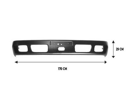 Front Bumper Bar  –  Steel  –  Narrow Cab  –  To Suit Toyota Dyna Hino Dutro XZU3 (00-11)