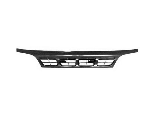 Grille  –  4 Square Holes  –  Wide Cab  –  Black  –  To Suit Toyota Dyna Hino Dutro XZU4 (00-11)