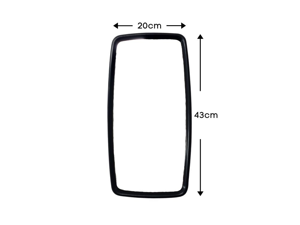 Mirror Head 14  –  35.5cm  –  1 Piece Glass”  –  XZU3 / To Suit Toyota Dyna Hino Dutro XZU4 (00-11)