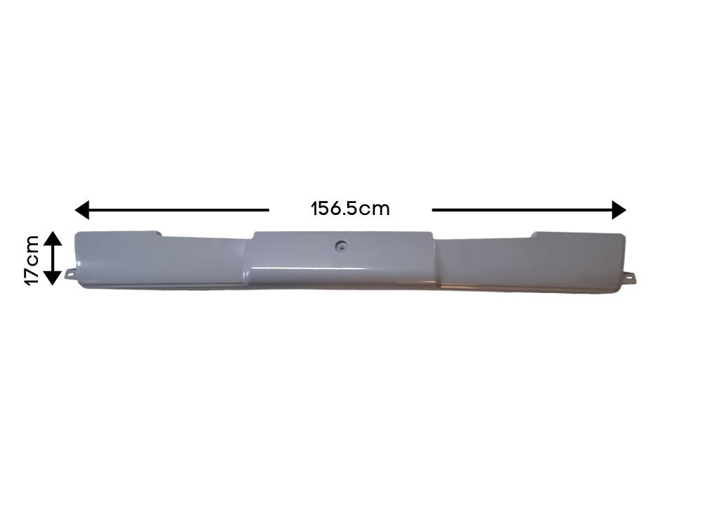 Front Bumper Bar  –  Centre  –  Light Grey  –  Smooth Plastic  –  To Suit Volvo FH (02-07)