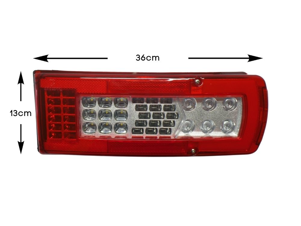 Tail Lamp R/H Right Hand  –  LED  –  Without Reverse Alarm  –  Short  –  Suits FM Rigid Trucks  –  To Suit Volvo FH / To Suit Volvo FM (02-07)