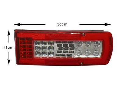 Tail Lamp R/H Right Hand  –  LED  –  Without Reverse Alarm  –  Short  –  Suits FM Rigid Trucks  –  To Suit Volvo FH / To Suit Volvo FM (02-07)