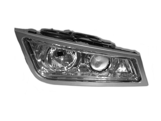 Fog Lamp R/H Right Hand  –  Twin Globe  –  Silver Rim  –  FH / To Suit Volvo FM (08-13)