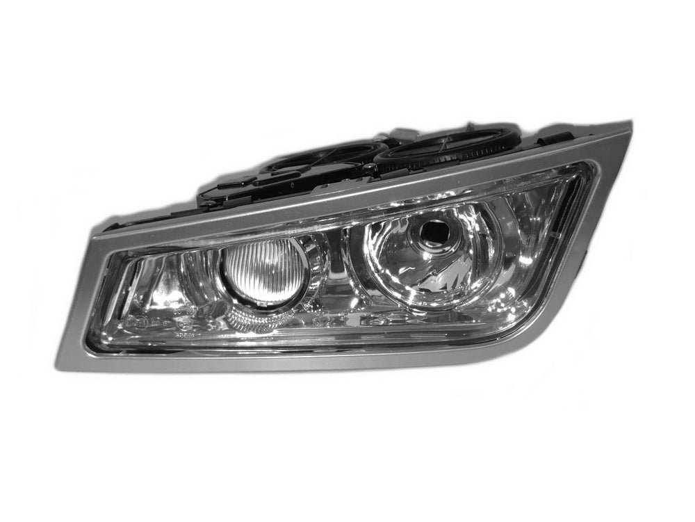 Fog Lamp L/H Left Hand  –  Twin Globe  –  Silver Rim  –  FH / To Suit Volvo FM (08-13)