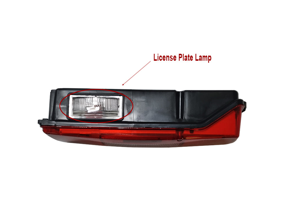 Tail Lamp L/H Left Hand  –  With License Plate Lamp  –  Short  –  FM Rigid Trucks (08-13)