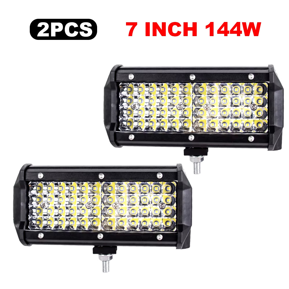 12V 24V LED Bar Offroad Spot Flood Combo LED Light Bar/Work Light for Truck Car SUV 4WD 4X4 Boat ATV Barra LED Headlights